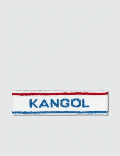 Kangol Bermuda Stripe Headband In White