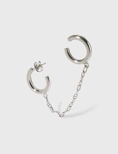 Justine Clenquet Willow Earcuff In Silver