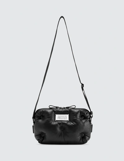 Maison Margiela Glam Slam Nappa Leather Crossbody Bag In Black