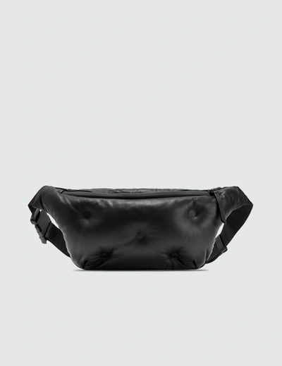 Maison Margiela Glam Slam Leather Belt Bag In Black