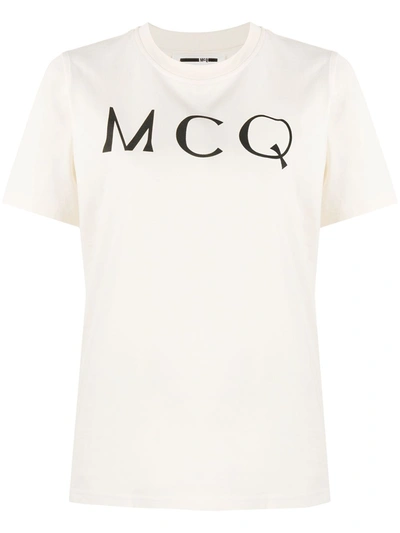 Mcq By Alexander Mcqueen Mcq Logo T-shirt In White