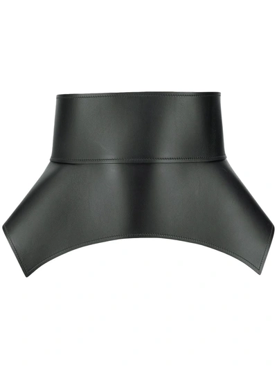 Loewe Tie-fastening Contrast-trim Belt In Black