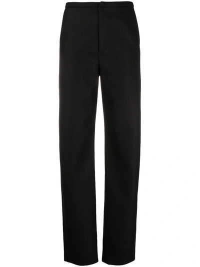 Totême Straight-leg Wool Suit Trousers In Black