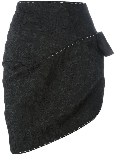 Dolce & Gabbana Jacquard Bow Skirt