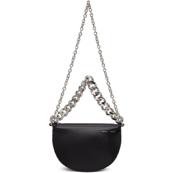 kara black chain bag
