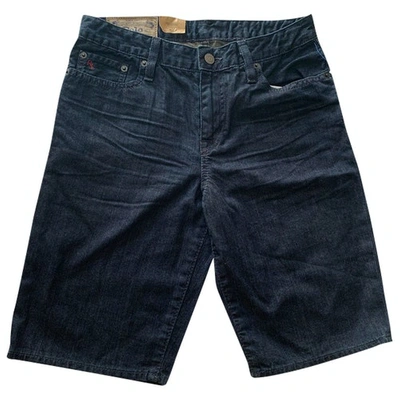 Pre-owned Polo Ralph Lauren Blue Cotton Shorts