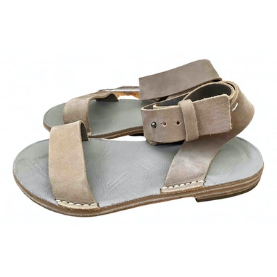 Pre-owned Maison Margiela Sandal In Beige