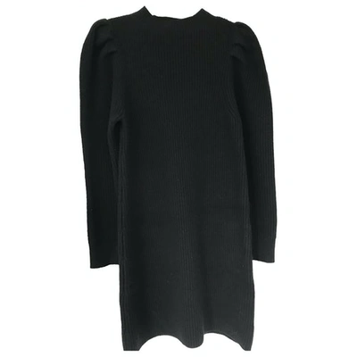 Pre-owned Sandro Black Wool Dress