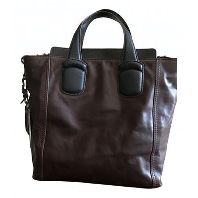 Pre-owned Max Mara Brown Leather Handbag
