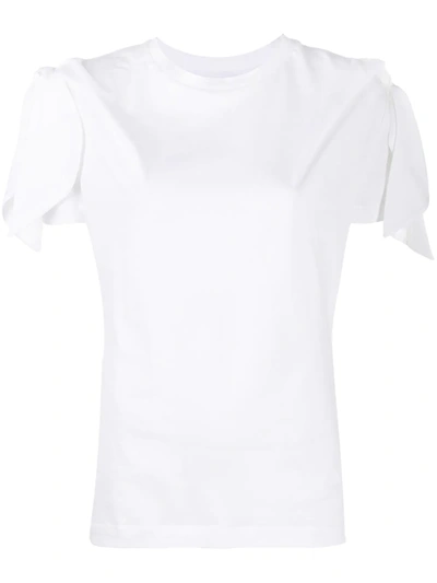 Marques' Almeida Petal Sleeve T-shirt In White