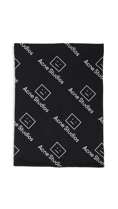 Acne Studios Snood Jersey Face In Black