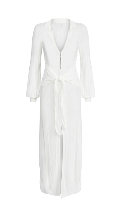 Devon Windsor Gabby Dress In Off-white