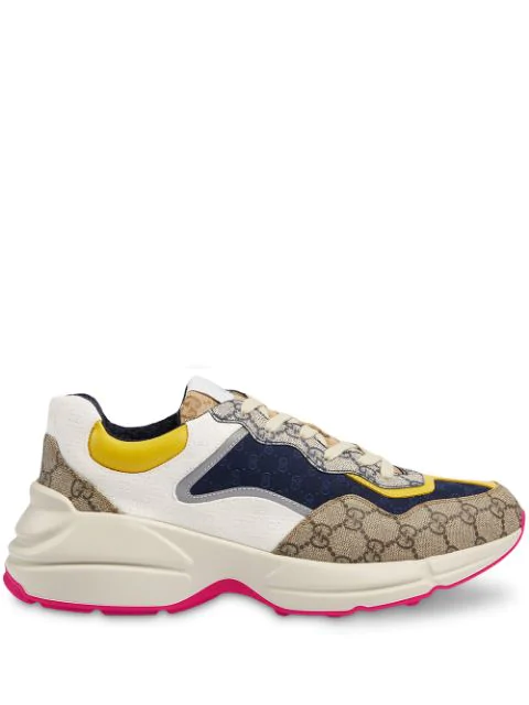 men's gg rhyton sneaker on feet