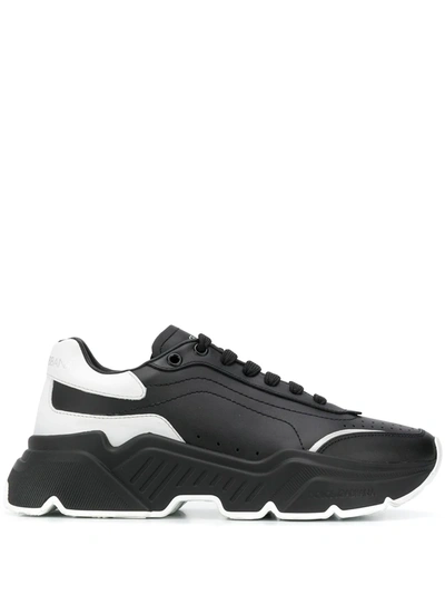 Dolce & Gabbana Daymaster Lace-up Sneakers In Black