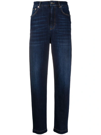 Dolce & Gabbana High-rise Jeans In Blue