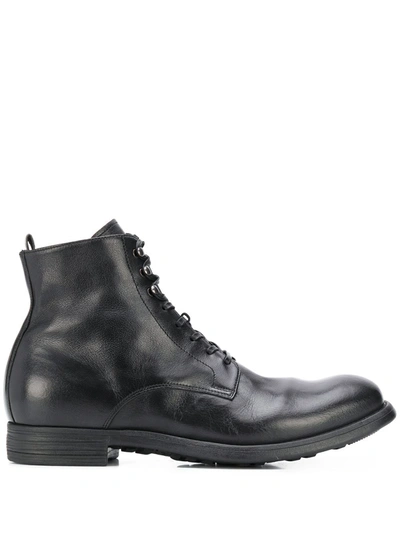 Officine Creative Ankle Boots In Black