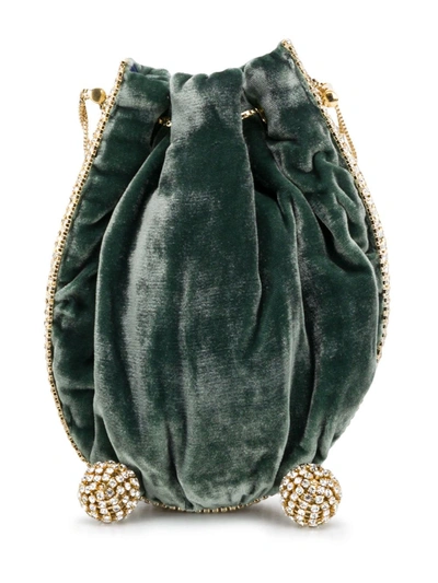 Rosantica Drawstring Pouch Bag In Green