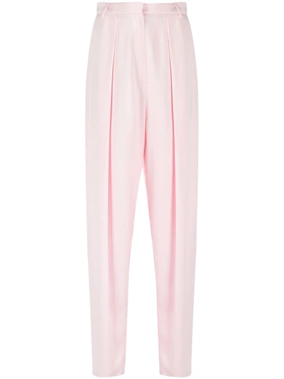 Magda Butrym Pleated Waist Trousers In Pink