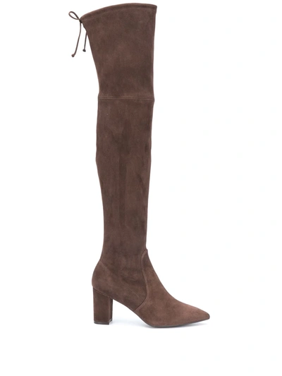 Stuart Weitzman Over-the-knee Boots In Brown