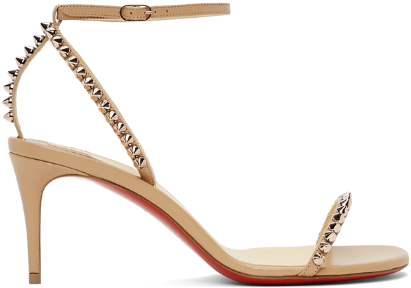 christian louboutin so spike leather sandals