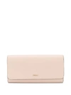 Furla Logo Continental Wallet In Blush