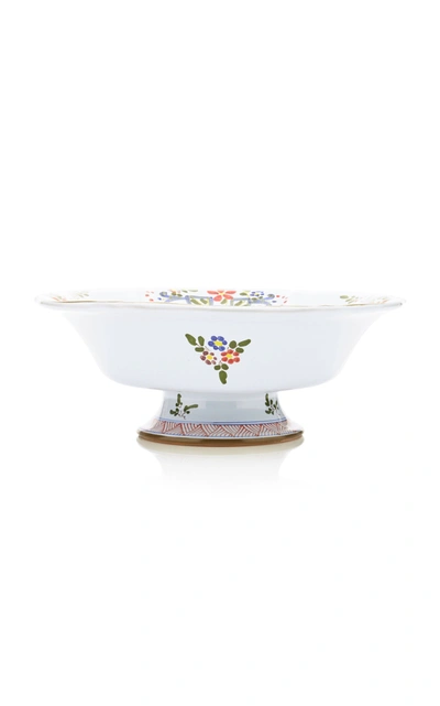 Moda Domus Carnation Footed Serving Bowl In Multi