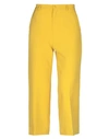 Liu •jo 3/4-length Shorts In Yellow