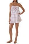 Melissa Odabash Iris Strapless Cover-up Dress In Blush