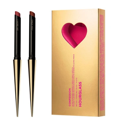 Hourglass Confession Ultra Slim High Intensity Refillable Lipstick Duo Valentine's Day 2020