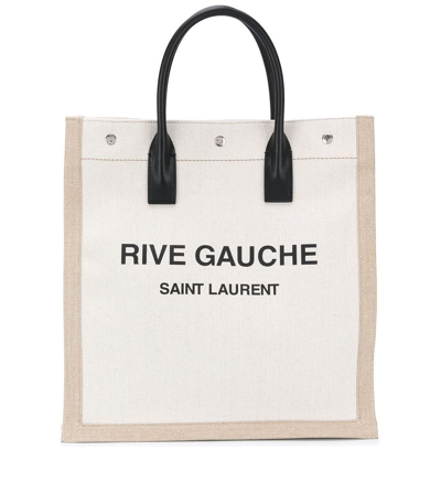 Saint Laurent Rive Gauche Shopping Bag In White