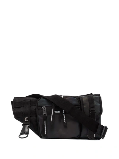 Indispensable Black Armour Aurora Cross Body Bag