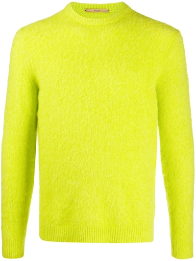 Nuur Long-sleeve Fitted Jumper In Green