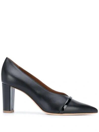 Malone Souliers Courtney 70 Leather Pumps In Black