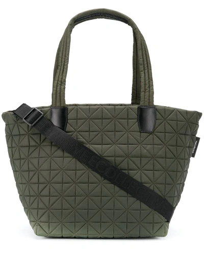 Veecollective Geometric Shoulder Bag In Green