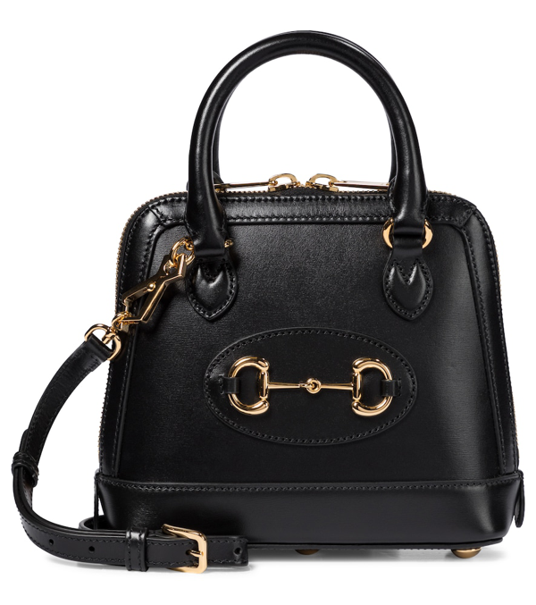 Gucci Horsebit 1955 Small Top Handle Bag In Black | ModeSens