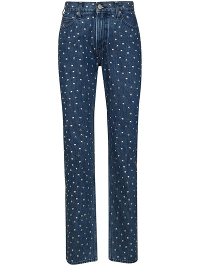 Stefan Cooke X Lee Regular-fit Studded Jeans In Blue | ModeSens