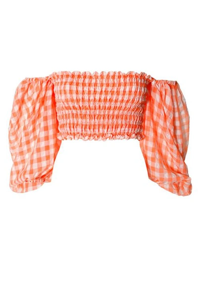 Aggi Top Ibbie Bright Marigold In Orange