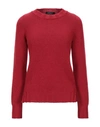 Aragona Sweaters In Brick Red