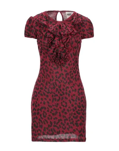Aniye By Short Dresses In Brick Red
