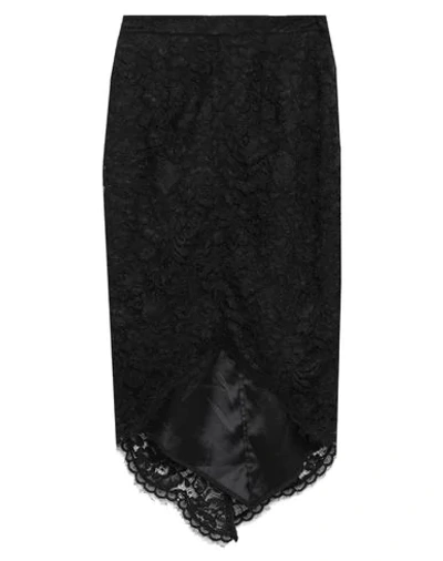 Elisabetta Franchi Midi Skirts In Black