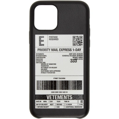 Vetements Black Delivery Sticker Iphone 11 Pro Case