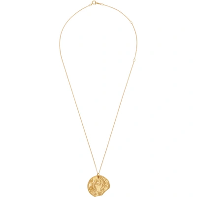 Alighieri The Kindred Soul Medallion Necklace In Gold