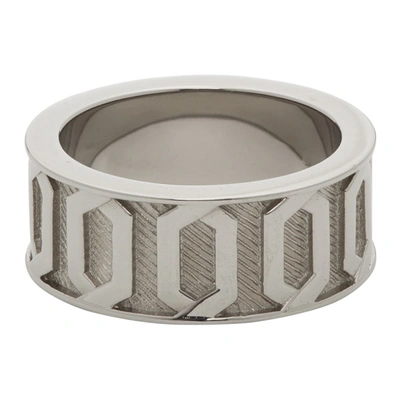 Givenchy Silver Chain Ring In 040-silver