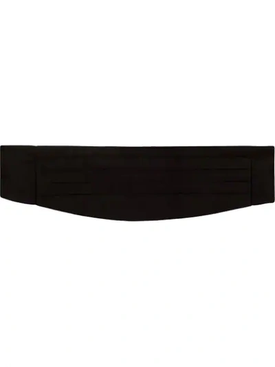 Gucci Hook-fastening Cummerbund In Black