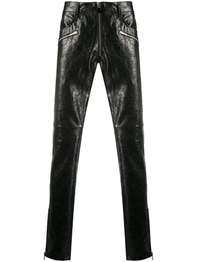 Just Cavalli Logo Waist Skinny Trousers In Black