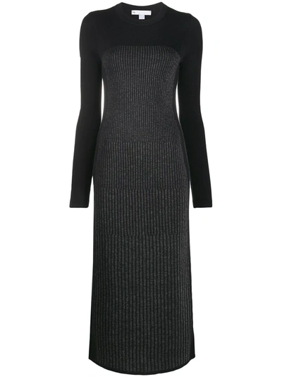 Y-3 Reflective Knitted Dress In Black