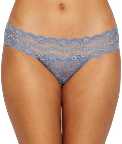 B.tempt'd By Wacoal Lace Kiss Thong In Flint Stone