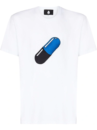 Duoltd Duo Pill Print T-shirt In White