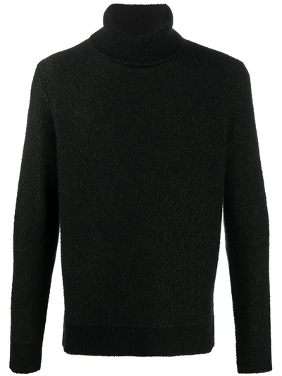 Ermenegildo Zegna Wool-blend Rollneck Jumper In Black