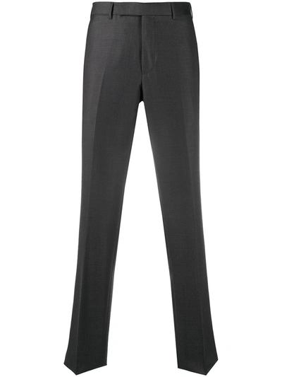 Ermenegildo Zegna Straight-leg Full-length Trousers In Grey